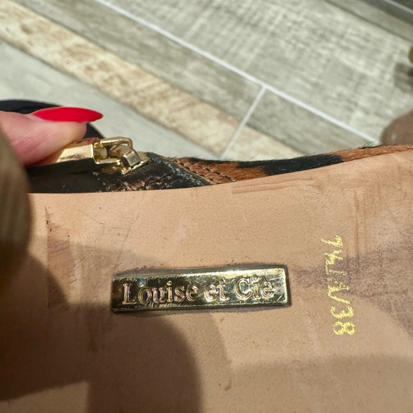 Louise et Cie Ponyhair Animal Print Boots Size 7.5 - Picture 7 of 7